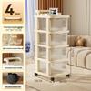 Multi-layer Storage Trolley with Drawers