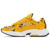 Lace Up Abrasion Resistant Breathable Low Top Running Shoes Men's Yellow 1RM01958-702