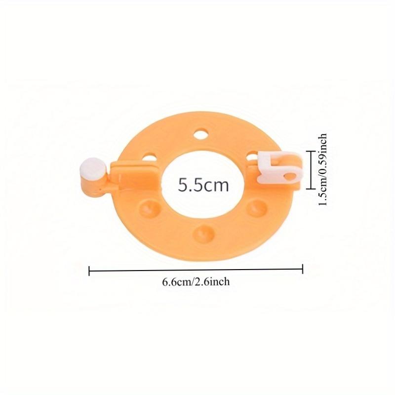 

Инструмент для изготовления вязаных помпонов - Не требует батареек, 2 размера (Маленький большой) с 4 вариантами цвета, прочный пластиковый аксессуар для рукоделия для вязания из пряжи своими руками