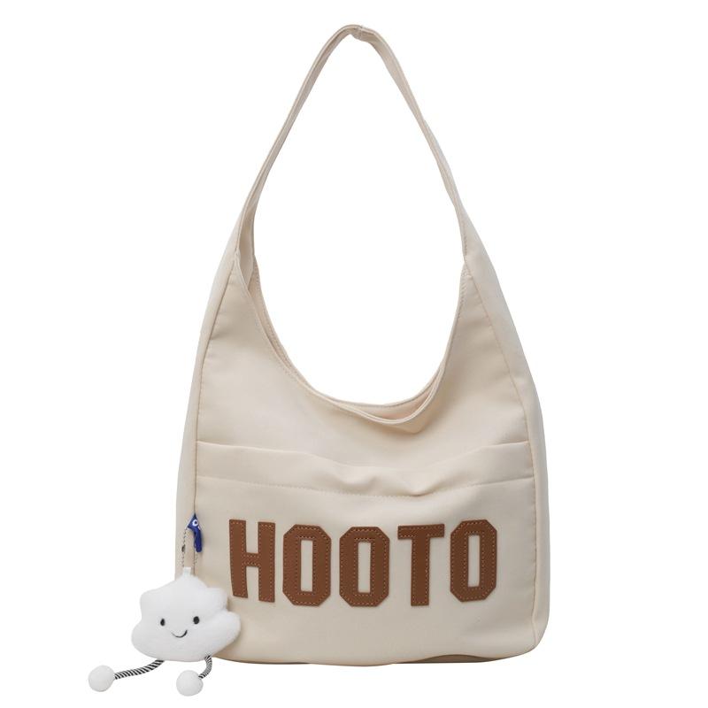 

Женская сумка-тоут, простая контрастная сумка подмышкой. белый