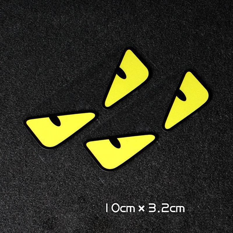 Devil Eyes Car Brake Light Stickers Car Helmet Motorcycle Reflective Stickers Car Sticker Headlight Decal Car Accessories