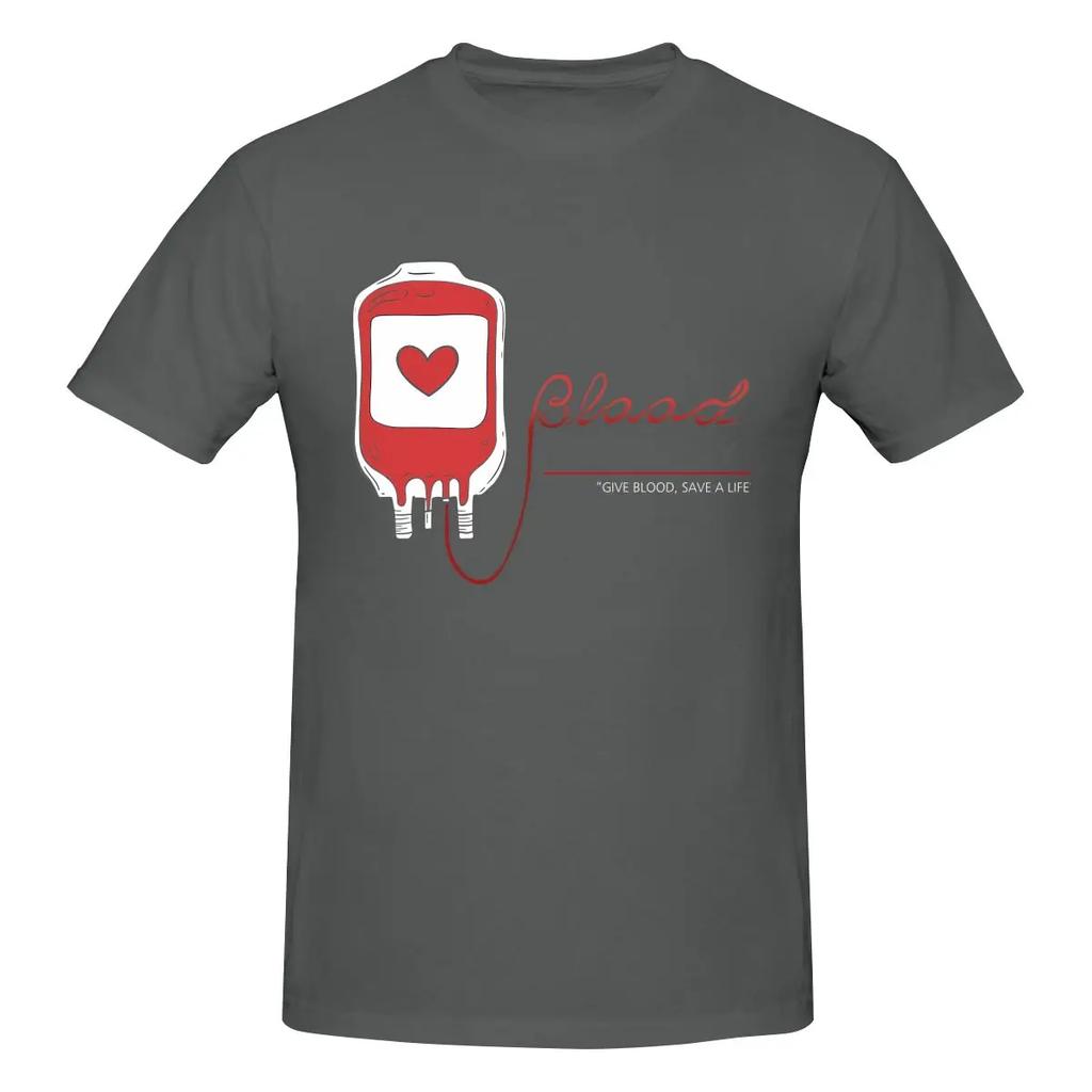 Donor Day Give Blood Help To Save A Life Shirt Tshirt Tee Best Cotton Splicing Hot Selling