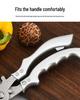 Multi-functional Stainless Steel Bone-Cutting Scissors for Household and Commercial Use