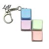 Office Stress Relief Colorful Keyboard Fidget Toys Mechanical Button Clicker Keychain Toy Creative Decompress for Adults Work Anxiety