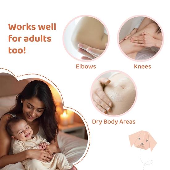 CITTA Moisturizing Baby Balm for Face and Body For Babies, Kids and Adults With 8 Natural Oils, Shea Butter & Vitamin E | 200 G