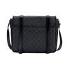 Gucci Bolso Bandolera Mensajero de Lona con Monograma GG en Negro Para Hombres Uso Diario