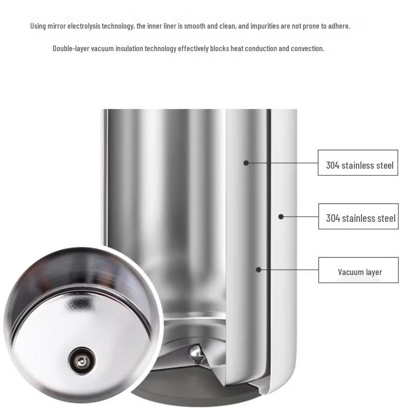 LOCK&LOCK Simple Stainless Steel Insulated Sports Bottle