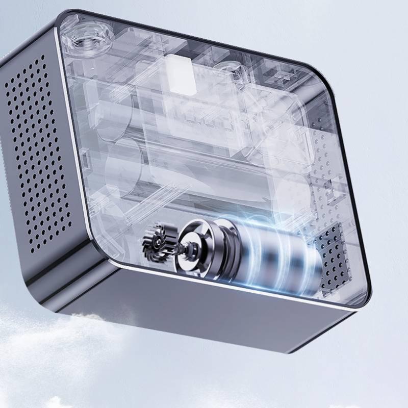 Pompă pentru compresor de aer, portabil, cu afișaj LCD inteligent, umflator pentru anvelope, pompă electrică portabilă fără fir de uz casnic