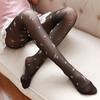 Spring-Summer Japanese Style Floral Pantyhose - Fresh Style Vintage White Sheer Stockings for Women