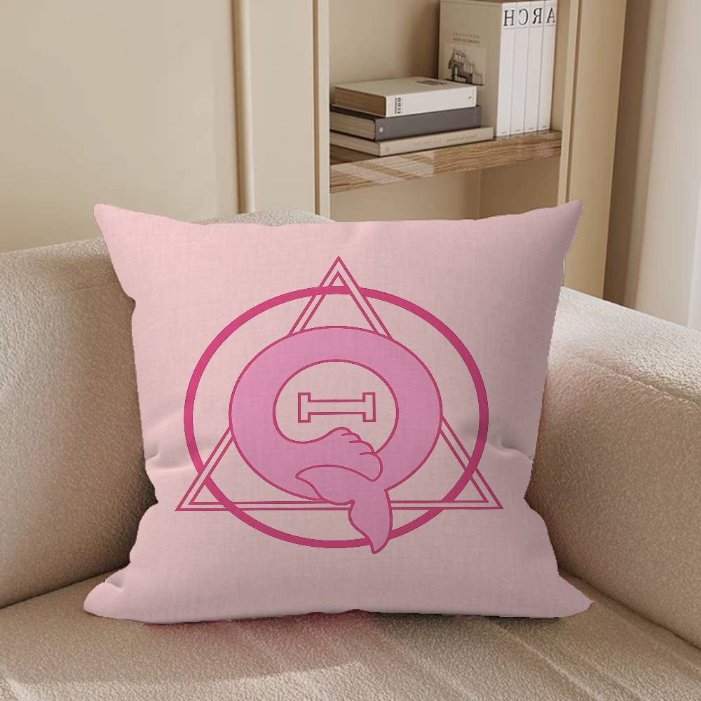 TherianS D-Delta Logo Personalisiertes Bild Text Heim Dekorative Kissen Haushaltsgeschenke 45x45cm