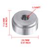 Aluminum Female Weld On Fitting Bung Hose Adapter 1/16NPT Thread for Durable Seal