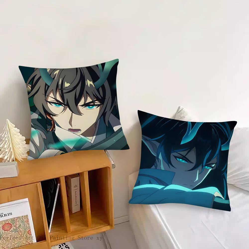 1pc Game Honkai Star Rail Anime Imbibitor Lunae Pillow Case Fashion Square Pillowcase Bedroom Sofa Room Ins Decoration Leisure