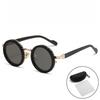 Level Rotatable Adjustable Men'S Sunglasses Retro Neutral Street Photography Wood Grain Legs Uv400 Polarized Glasses