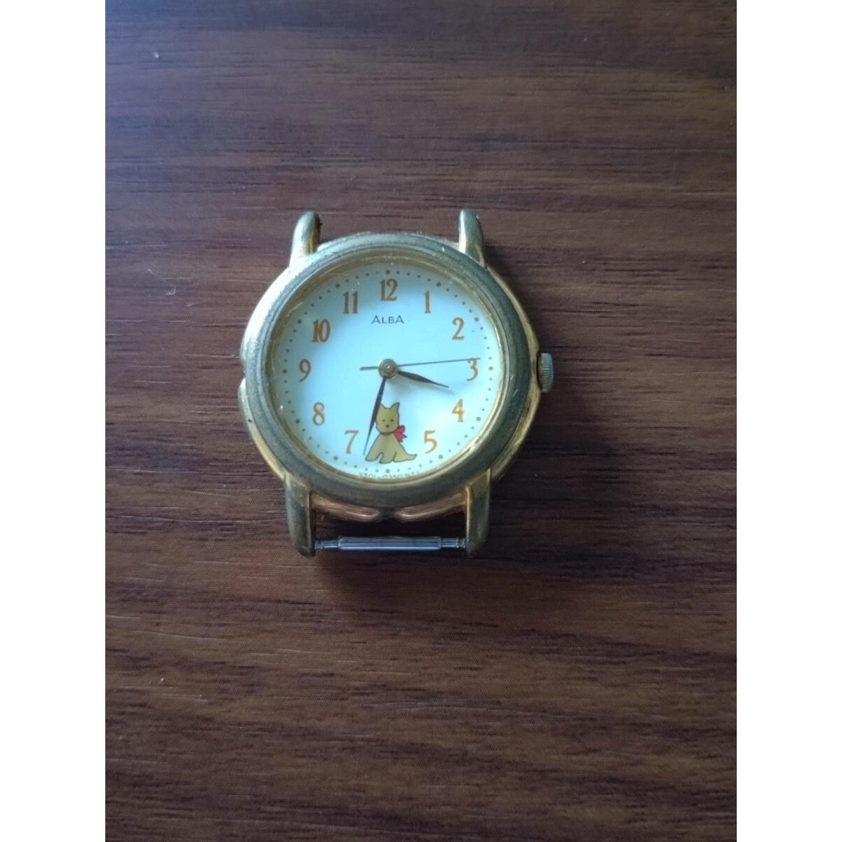 [Operation not confirmed] SEIKO ALBA Seiko Alba face only Junk -018