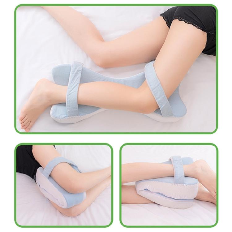 Ergonomic Leg Spacer Pillow For Side Sleepers Pressure Relief Memory Foam Removable Washable Cover