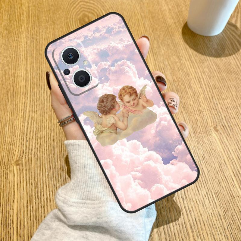 Renaissance Angel Aesthetic Funda For OPPO Reno 14 F 10 11 12 13 Pro 13F 12F 11F 7 8 Lite OPPO Find X6 X5 X8 X9 Pro Case