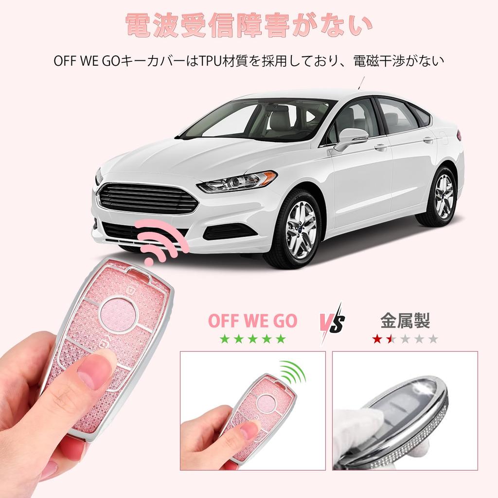 [OFF WE GO] Car key cover TPU material, applicable to