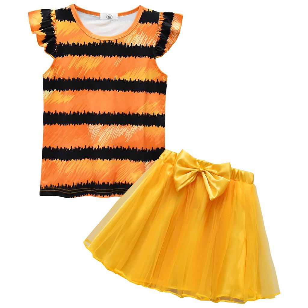 Children Cosplay Costume Girl dog man petey Clothing Halloween Carnival Set Blouse Skirt Sets Summer Casual Suit Party Costume