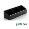 Green Forest Tool Cart Accessories: Magnetic Wrench & Cup Holder with Slot Parts Box