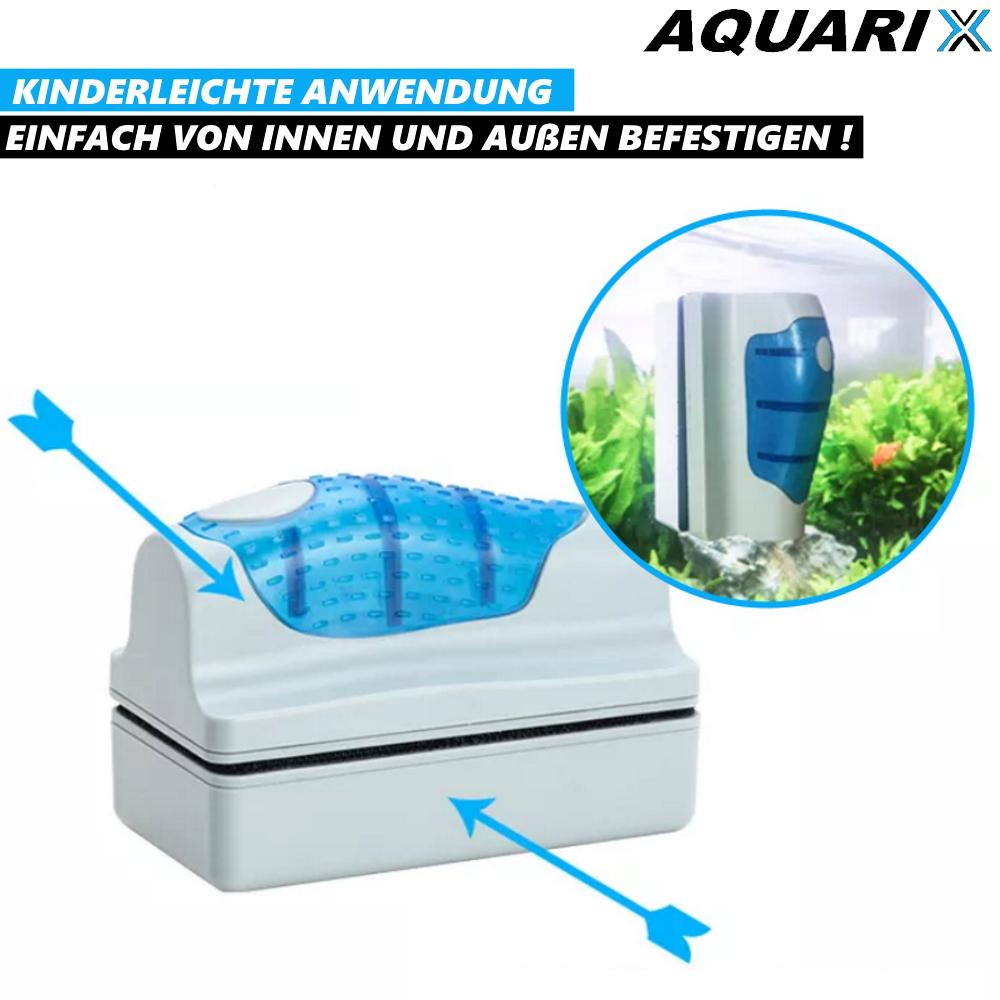 AQUARIX Skraper Aquarium Algemagnet Magnetisk skraper flytende