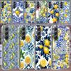 Mediterranean Lemon Phone Case for Samsung A16 A26 A36 A56 A17 A37 A57 A07 A06 A02S A03 A04S A05S Galaxy Note 20 10 A50S A71 A51