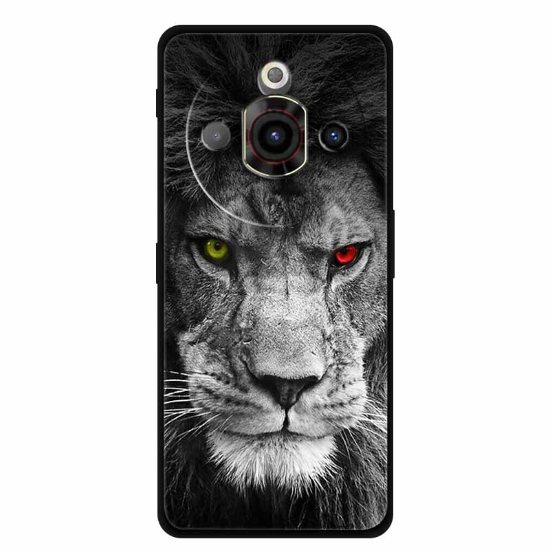 Funda For ZTE Nubia Focus Pro 5G Soft Bumper For Nubia Focus Pro Black Silicone Phone Cases Nubia Focus Pro 5G Protective Coque