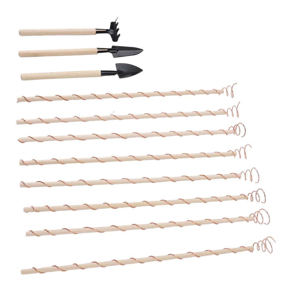 Electroculture Plant Stakes Professional Copper Coil Antennas Garden Stakes for Growing Garden