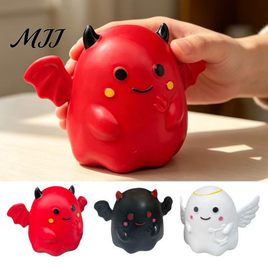 Angel Ghost Squeeze Toy Halloween Toy, Demon Stress Relief Toys Slow Rebound Ball Fidget Party Favors Hand Grip Exercise