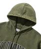 Washed Arch Logo Hoodie - Khaki