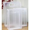 Colorful Border High Quality Transparent Frosted Handbag Simple and Stylish Valentine's Day Gift Packaging Bag Wedding Candy Companion Handgrip Bag