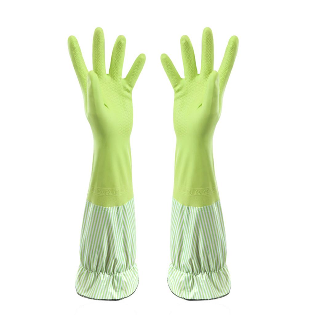 Household Gloves Latex Free Cleaning Gloves Reusable Kitchen Natural Rubber Living Wash Gloves For Cleaning Washing Working