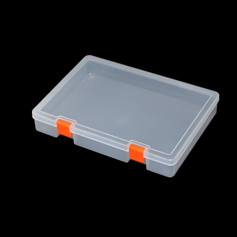 

Large Capacity Rectangle PP Plastic Storage Box - Thickened Tool Organizer. прозрачный