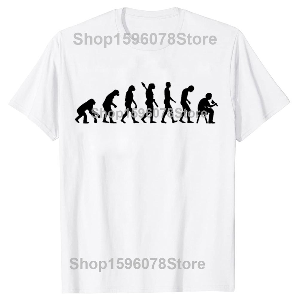 Funny Evolution Tattoo Artist T Shirts Summer Style Graphic Cotton Euro Size ONeck Daily Casual Oversized Unisex Tees