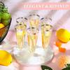 6/12/24/36 PCS Disposable Red Wine Glass Plastic Champagne Flutes Glasses Cocktail Goblet Wedding Party Supplies Bar Drink Cups