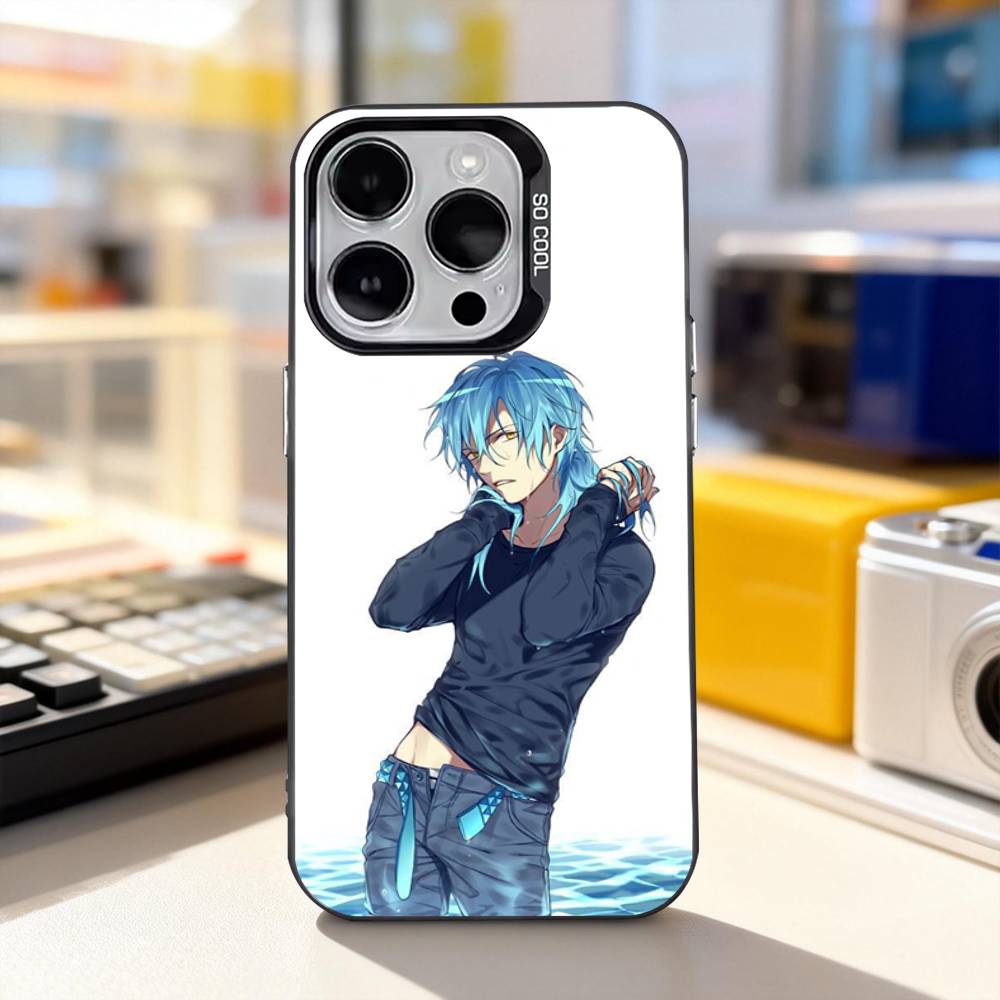 Aoba Seragaki D-DRAMAtical Phone Case For iPhone 17,16,15,14,13,12,11,Pro,XS,Max,Plus,Mini,SE4,E Black Matte Shockproof Cover
