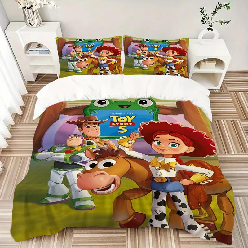 3Pcs Toy Story Adventure Begins Bedding Sets For All Sizes New 3D Printed Bed Cover Comforter Duvet Cover Pillowcase Bedroom Decoration