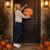 Halloween Wooden Hanging Decor for Front Door Entryway