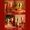 Luminous Hot Air Balloon Ornament Snowman LED Night Light Christmas Hanging Decoration  Home