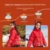 ASK JUNIOR Girls' Winter 90% Down Stand-Collar Jacket - Chinese New Year Style