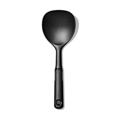OXO Serving Wide Wide and Easy To Dishwasher Spoon, Nylon, Scoop, Scoop, Safe, Black, 23.5cm