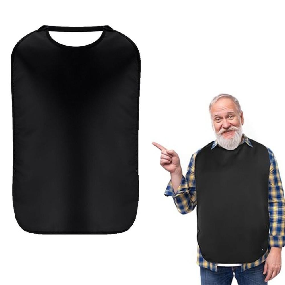 Elastic Rice Pocket Bib Washable Dining Bibs Soft Saliva Towel  Elderly Care