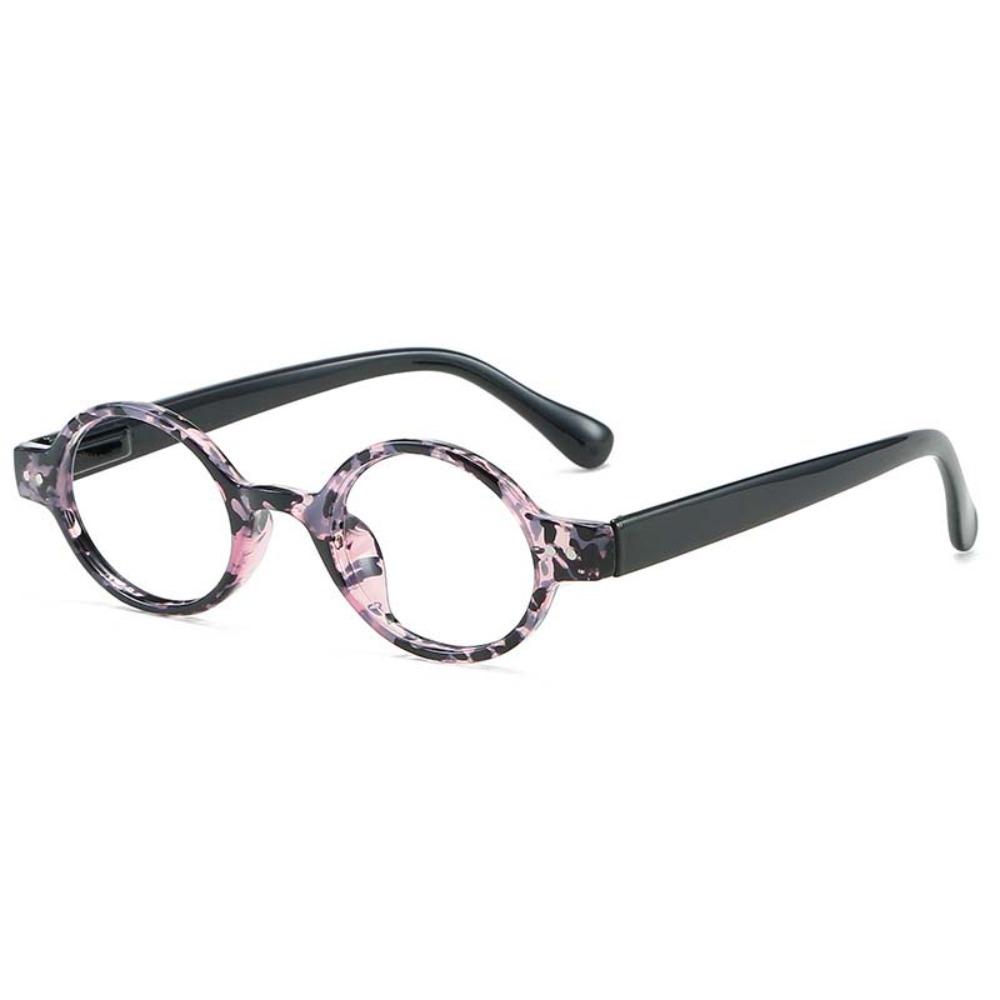Zinc Zinc Alloy Elderly Reading Glasses Retro Tortie Elliptical Frame Eyewear  Mother's Day