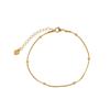 Ramos Trendy Gold Color Chain & Link Bracelets For Women High Quality Stainless Steel Beads Bracelet & Bangle
