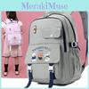Versatile Grey Green Backpack For Elementary To High School Students With Large Capacity And Comfortable Design