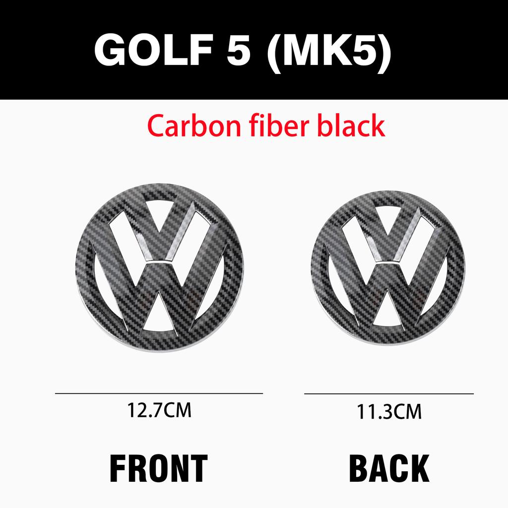Hub Caps 2PCS New Car Front Grill/Rear Label Logo Trunk Emblem Lid Covers Sticker For Volkswagen VW GOLF 4 (MK4)/GOLF 5 (MK5) Ac