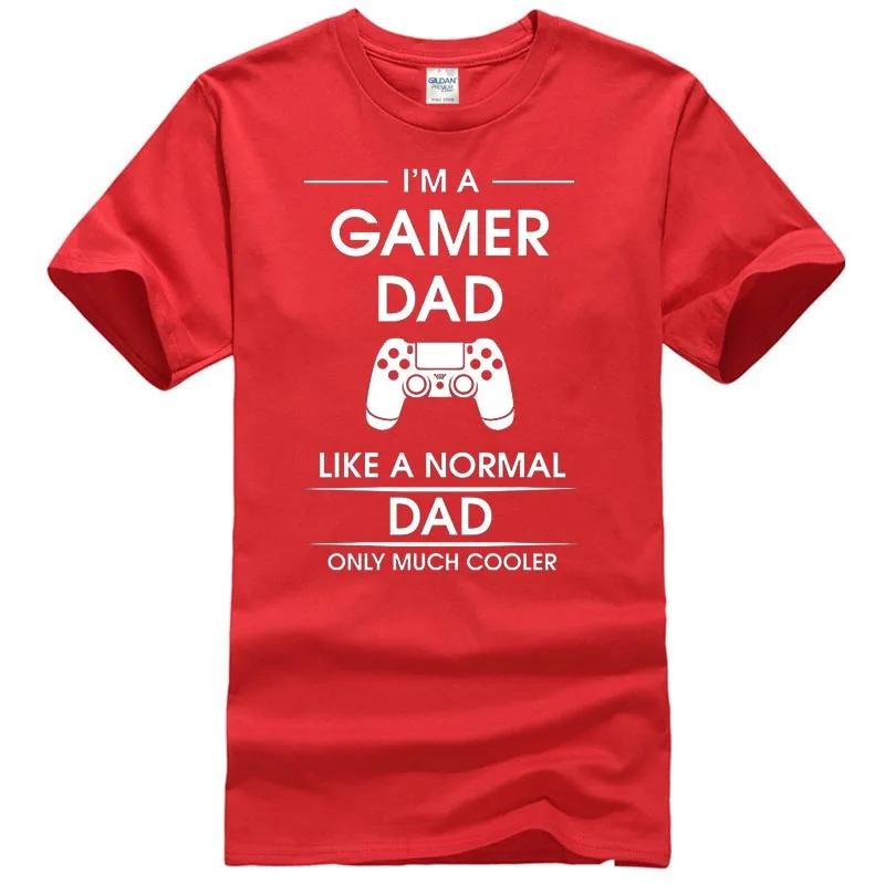 Im A Gamer Dad Fathers Gift Advanced Warfare Console Gaming T Shirt Mens Short Sleeve Casual Cotton ONeck Summer TShirt