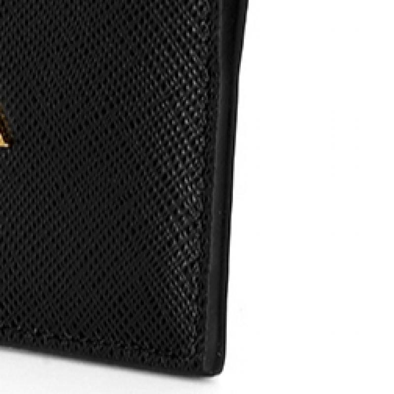 Prada 1mc025 Qwa F0002 Saffiano Logo Card Holder
