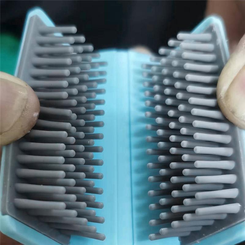 2Pcs Silicone Hair Catcher For Bathroom Drain Hair Filter, Shower Hair Collector