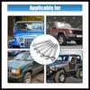 6 Pcs Wheel Hub Bearing Mounting Bolts for Jeep Grand Cherokee 2000-2010 34201535 Silver Tone Metal Durable Material