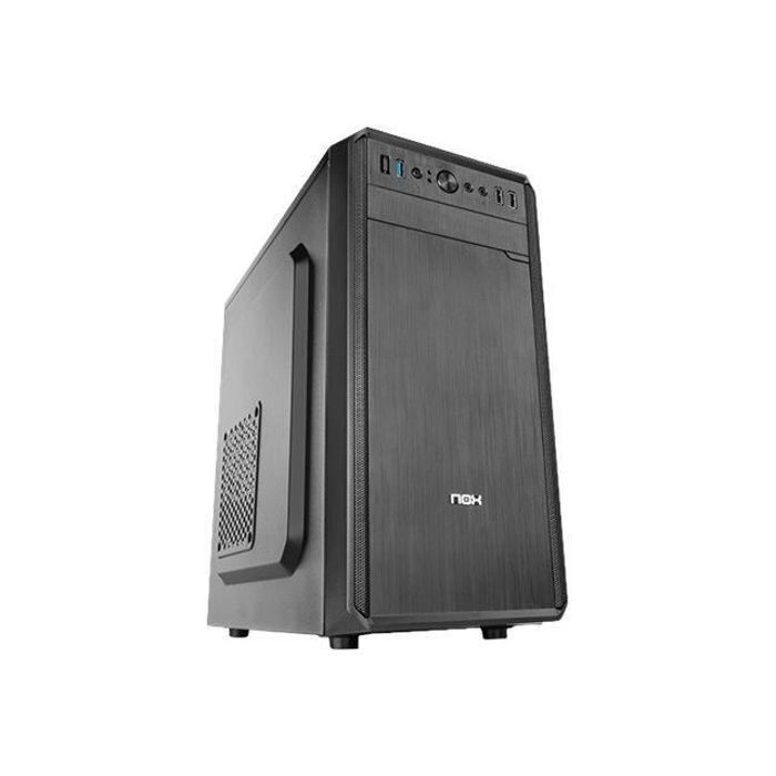 Boîtier NOX Lite LITE030 Mini-tour micro ATX 500 Watt (ATX) noir USB-Audio